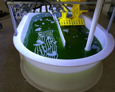 小型实验室微藻跑道池培养器