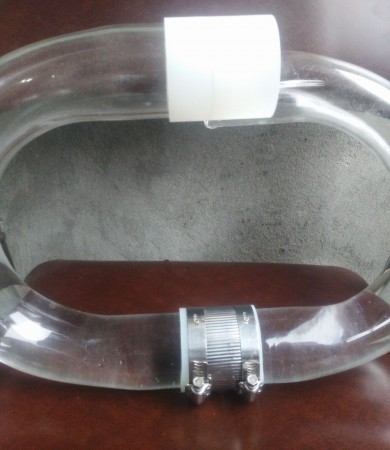 管式反应器玻璃直管密封连接硅胶套方案
