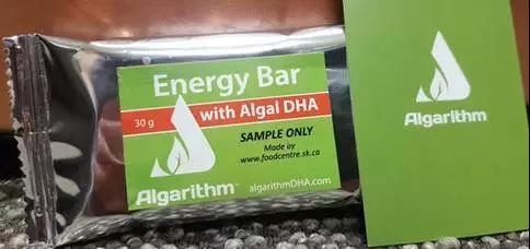添加了微藻DHA的能量棒
