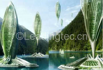 未来版藻动力飞艇大楼