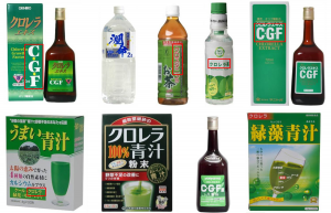 图10.日本市场的小球藻饮料产品